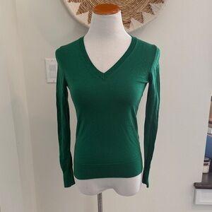 ❣️❣️Banana Republic Green V-Neck Sweater